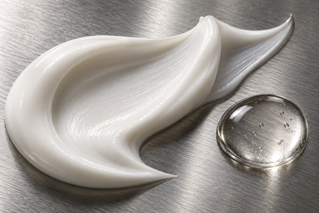 Editorial ingredient and skincare texture study