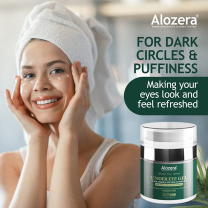 Under Eye Anti-Aging Bundle: Under Eye Gel + Vitamin C Moisturizer