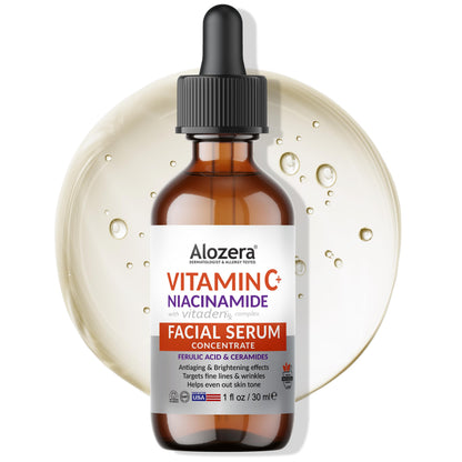 Vitamin C Facial Serum with Niacinamide & Ferulic Acid, Visible Brightening