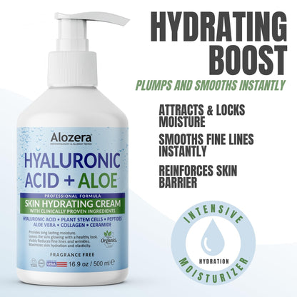 Hydrating Body Lotion Hyaluronic Acid + Aloe Vera, 16.9 oz, 2-Pack