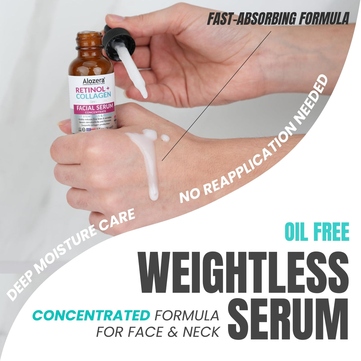 Anti-Aging Face Serum Collagen Retinol Peptide + VitadenRx Complex