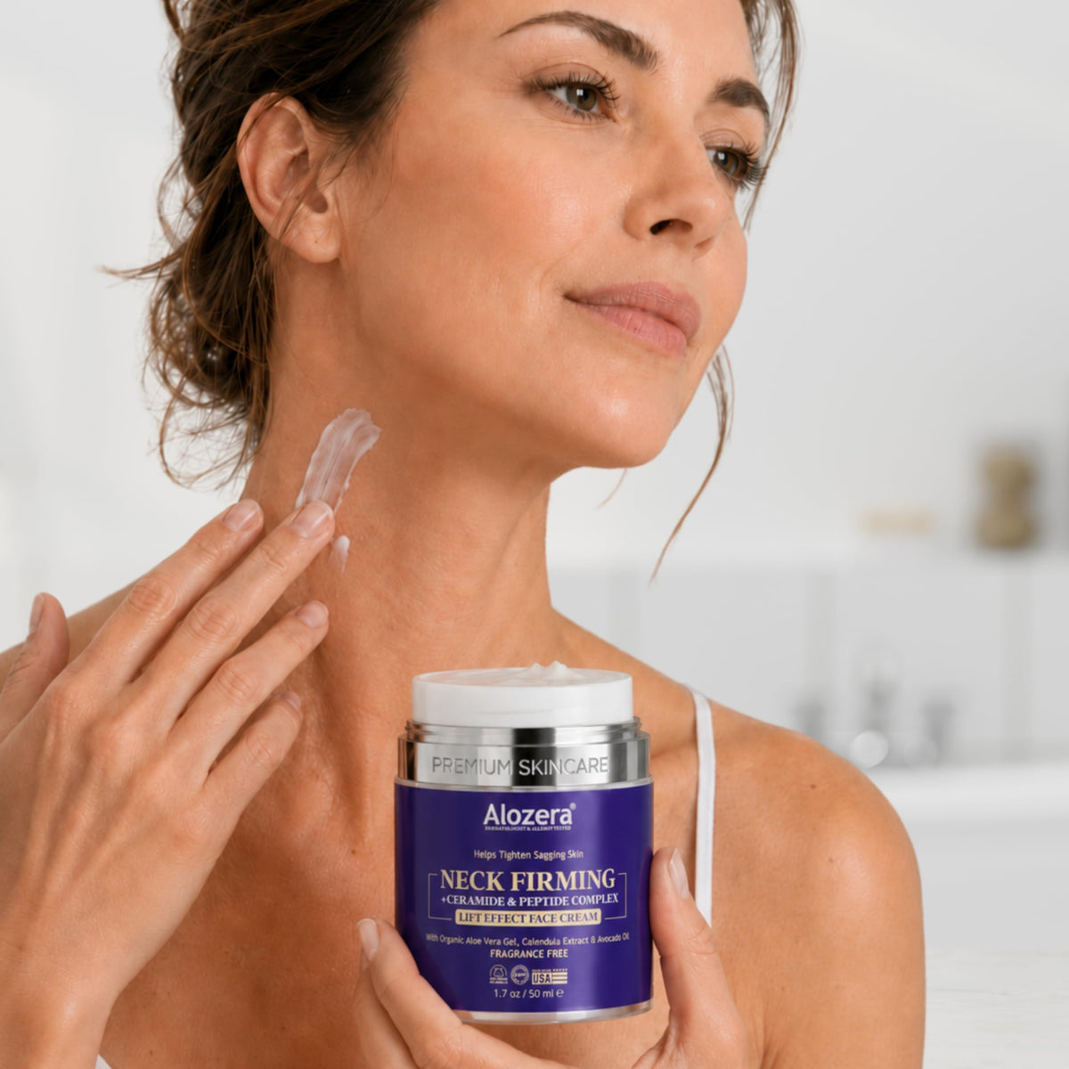 Alozera Neck Cream for Tightening and Firming 50ml