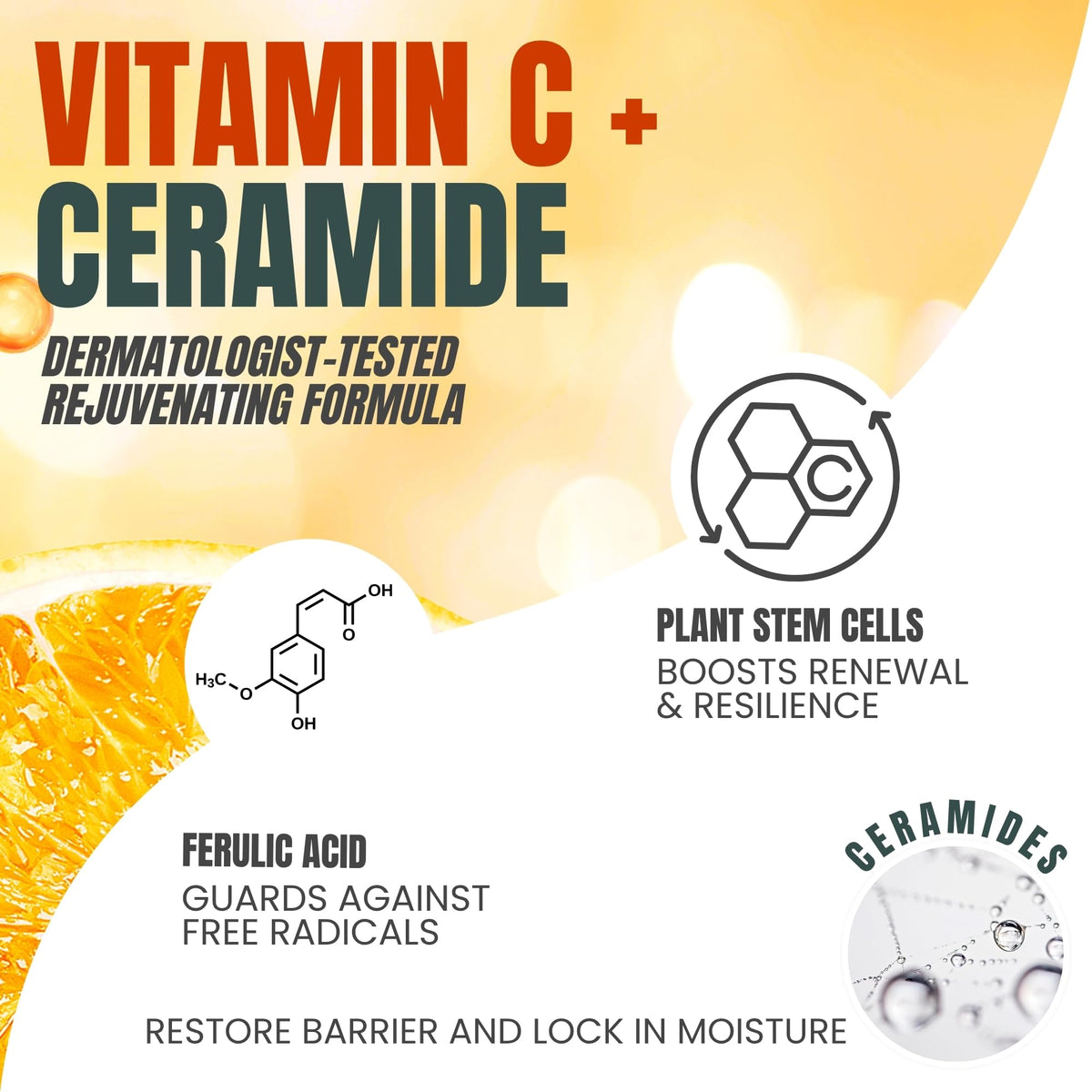 Rejuvenating Brightening Body Lotion Vitamin C + Ceramides, 16.9 oz, 2-Pack