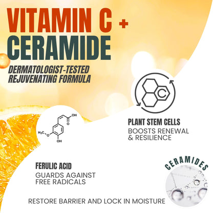 Rejuvenating Brightening Body Lotion Vitamin C + Ceramides, 16.9 oz, 2-Pack