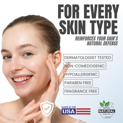 Hyaluronic Acid Serum for Face with Stem Cells, Deep Hydrating & Plumping