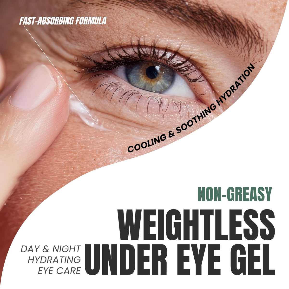 Wake Up Under Eye Gel, Collagen Cucumber