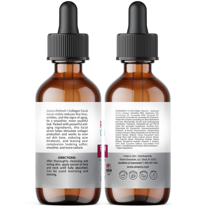 Anti-Aging Face Serum Collagen Retinol Peptide + VitadenRx Complex