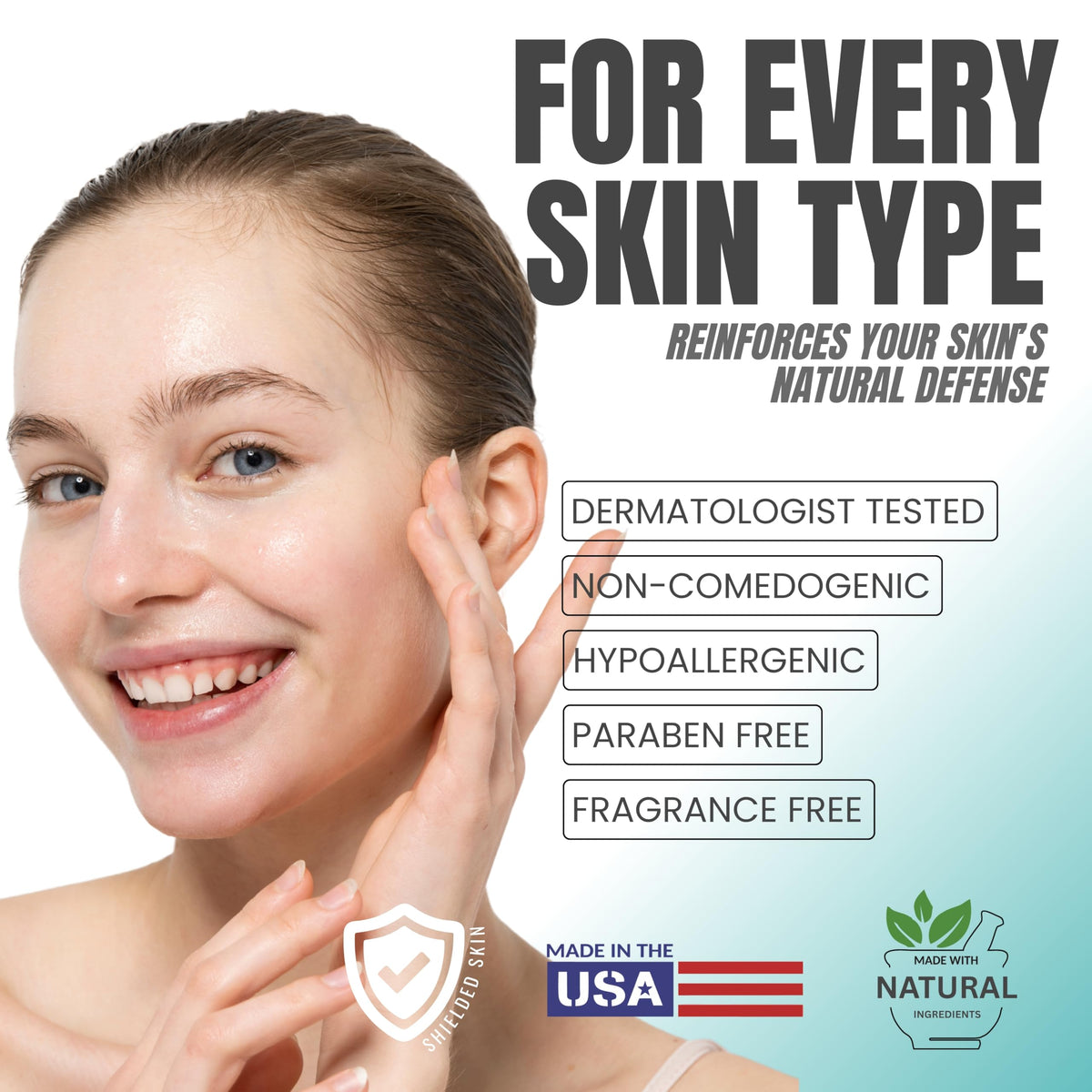 AHA Serum for Face – Exfoliating Glycolic Acid Serum with Lactic Acid