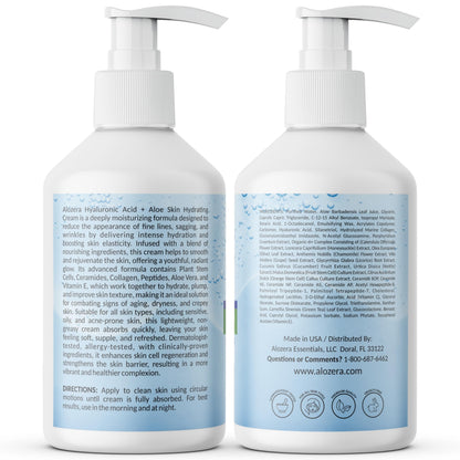 Hydrating Body Lotion Hyaluronic Acid + Aloe Vera, 16.9 oz, 2-Pack