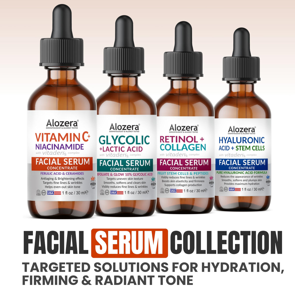 Vitamin C Facial Serum with Niacinamide & Ferulic Acid, Visible Brightening