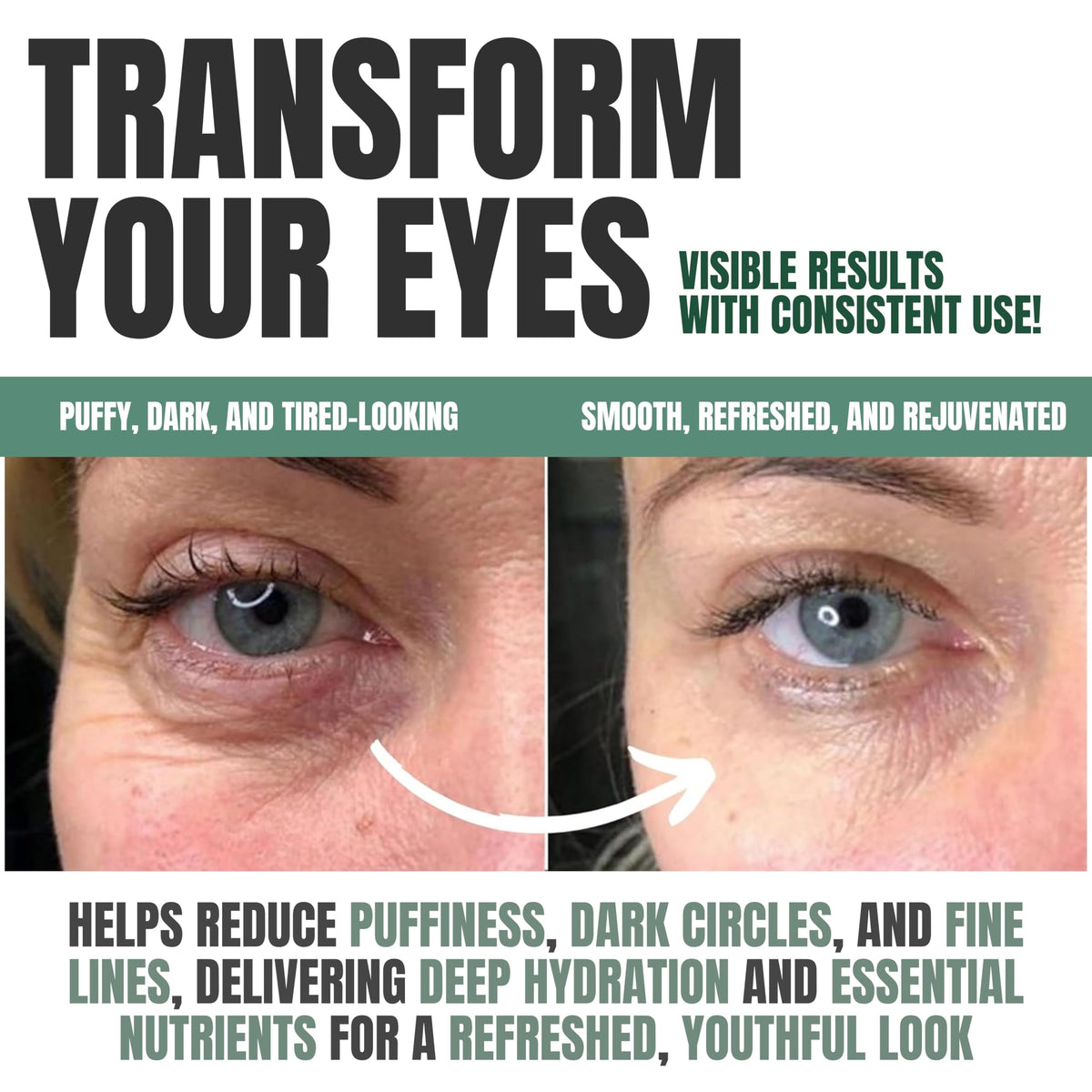 Wake Up Under Eye Gel, Collagen Cucumber