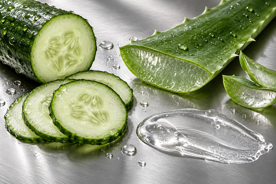 Editorial ingredient and skincare texture study
